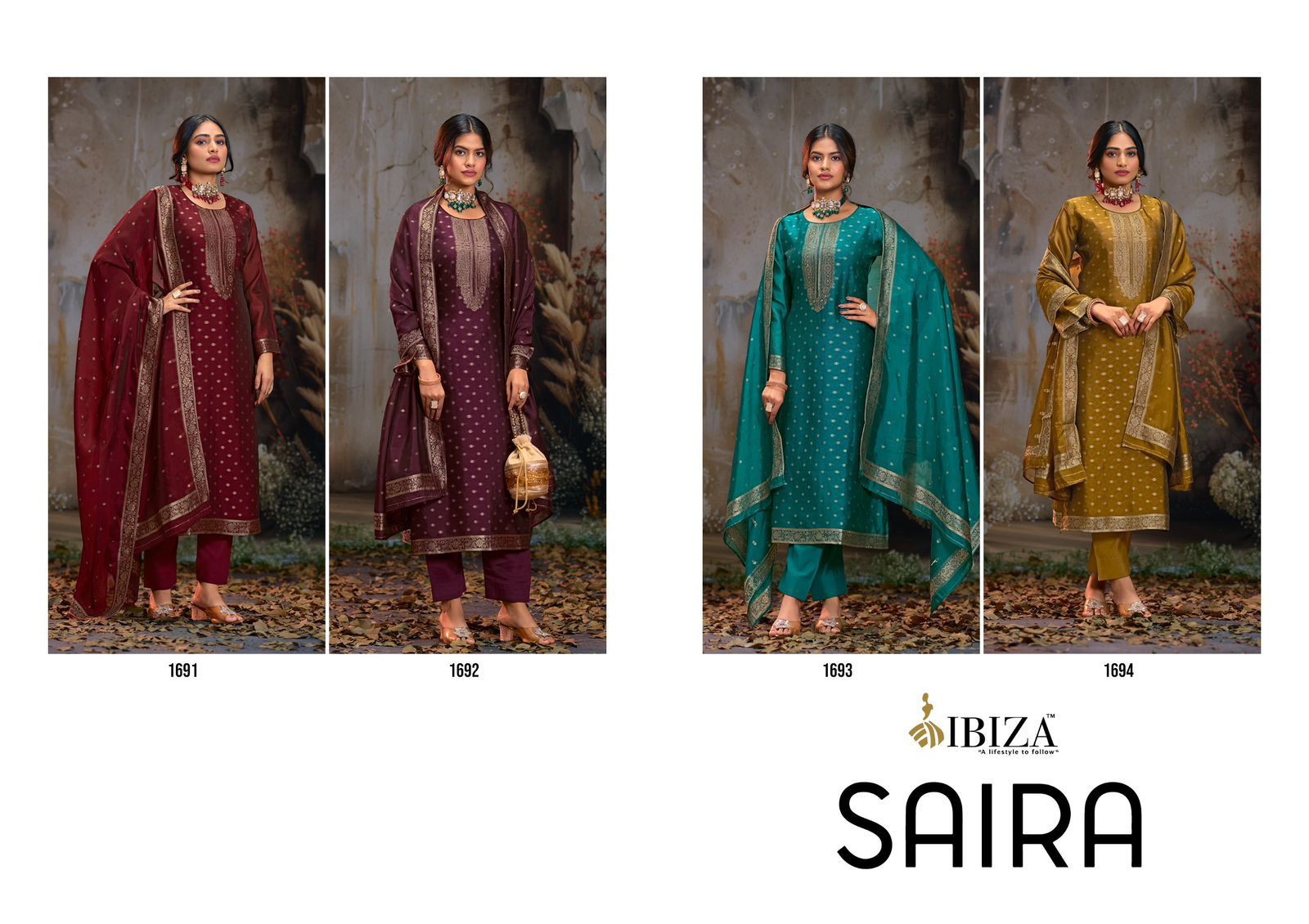 Saira By Ibiza Banglory Silk Designer Salwar Kameez Orders In India